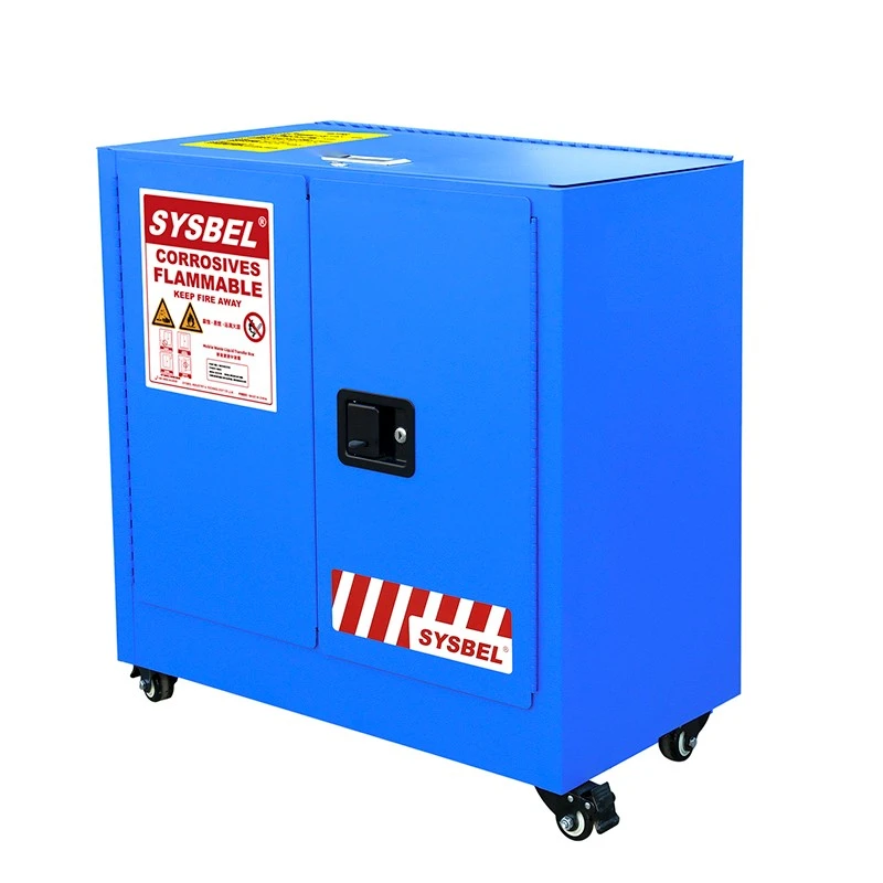SYSBEL Mobile Waste Liquid Safety Cabinet (WA950220B) factory